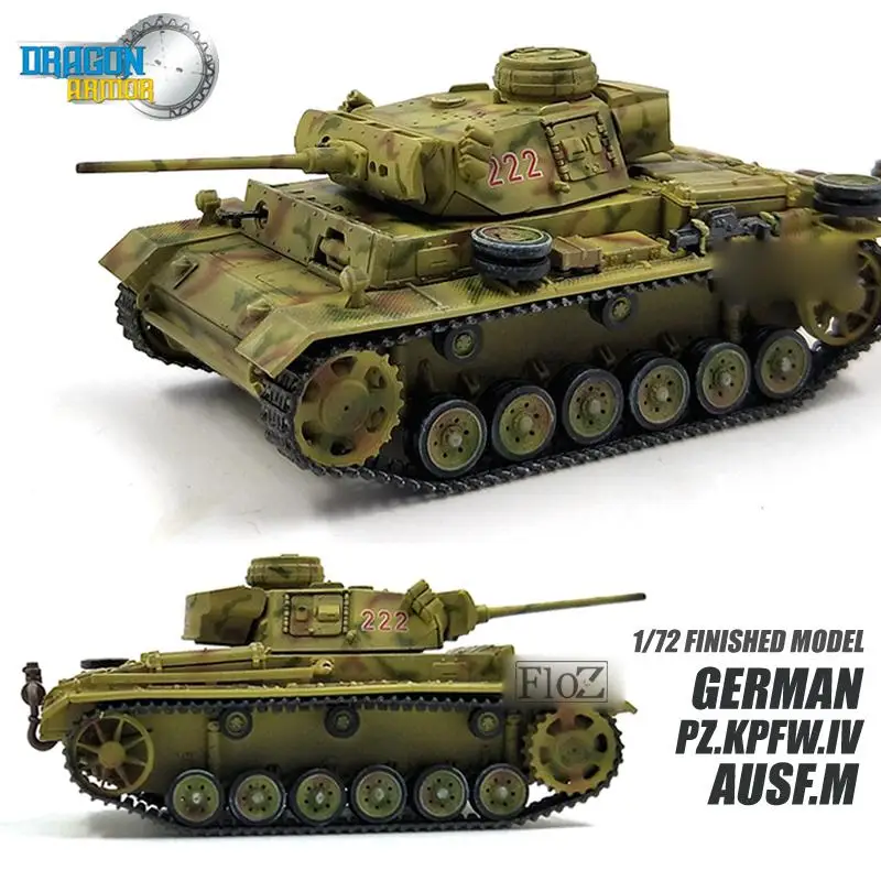 Фото DRAGON GERMAN PZ. KPFW. III US F. M 1/72 модель танка закончена без литья под давлением| |(Aliexpress на русском)