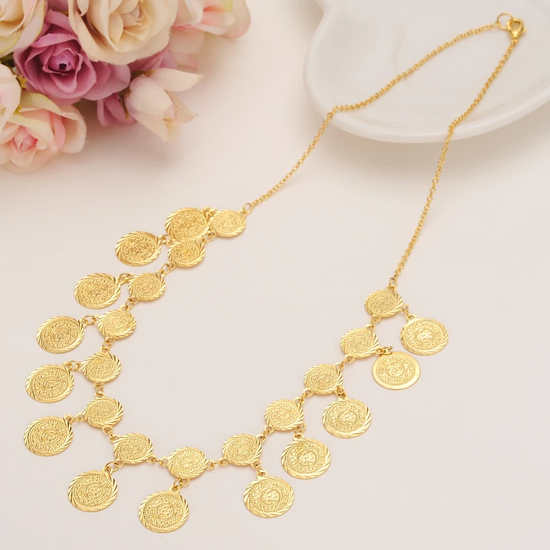 Bangrui 45CM Metal Coin Necklaces for Women,Gold Color Arab Coins Jewelry,African Fashion Jewellery Middle Eastern
Bangrui 45CM Metal Coin Necklaces for Women,Gold Color Arab Coins Jewelry,African Fashion Jewellery Middle Eastern