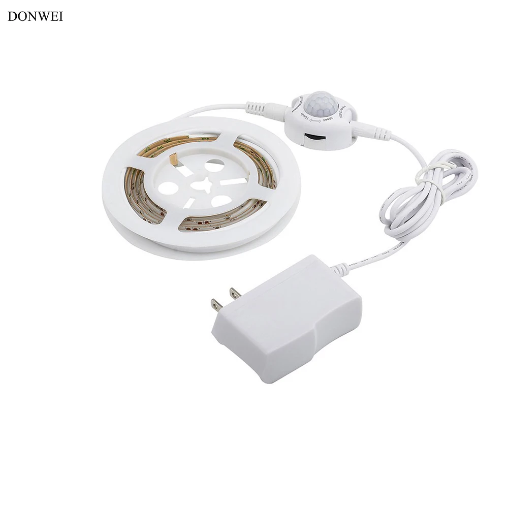 DONWEI Auto On/Off 2835 SMD 2m LED Strip IR Motion Sensor Flexible LED Strips String Light for Bedroom Hallway Stairs Lighting
DONWEI Auto On/Off 2835 SMD 2m LED Strip IR Motion Sensor Flexible LED Strips String Light for Bedroom Hallway Stairs Lighting