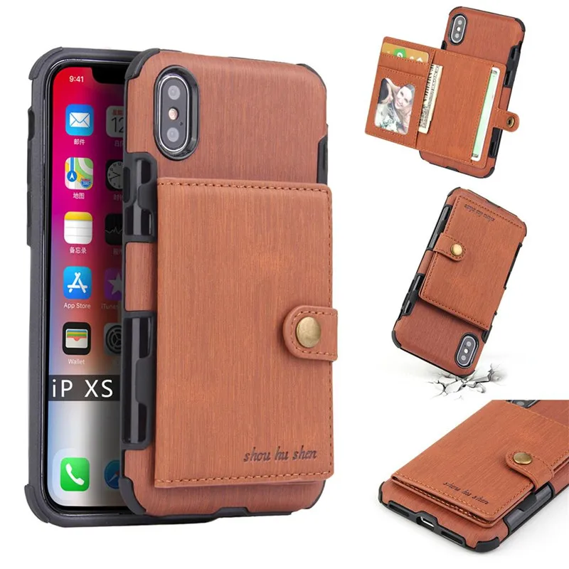 Luxury Slim PU Leather Wallet Case for iPhone X XR XS Max 7 8 6 6s Plus Shockproof Card Slot Kickstand Phone Back Phone Cover
Luxury Slim PU Leather Wallet Case for iPhone X XR XS Max 7 8 6 6s Plus Shockproof Card Slot Kickstand Phone Back Phone Cover