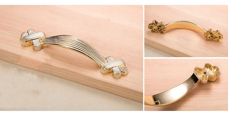 

European Luxurious Handles C.C.:96mm L:135mm H:27mm Zinc Alloy Drawers Pulls