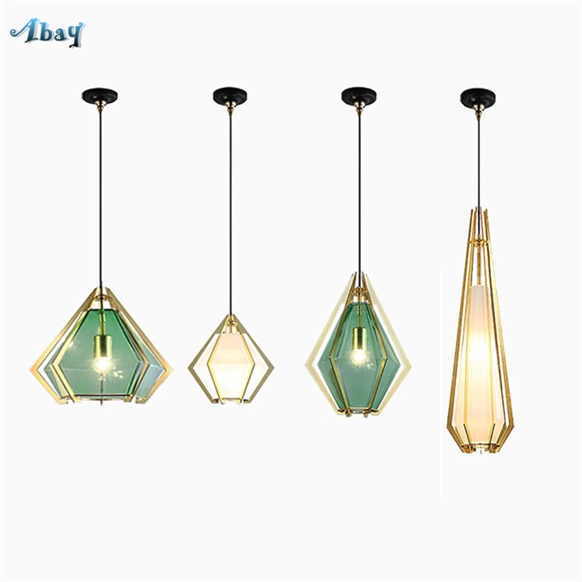 Nordic Restaurant Diamond Glass Pendant Lights Bedroom Bedside Bar Dining Room Table Bar Luxury Lamps Hanging Decor Fixtures
Nordic Restaurant Diamond Glass Pendant Lights Bedroom Bedside Bar Dining Room Table Bar Luxury Lamps Hanging Decor Fixtures