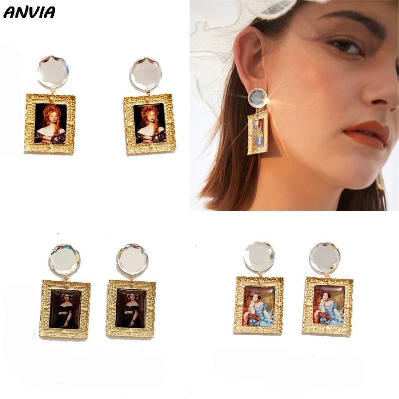 Alloy Drop Earrings Vintage Portrait Goddess Women Fashion Accessories Hyperbole Punk Luxury Glass Dangle Earrings Wedding Gift
Alloy Drop Earrings Vintage Portrait Goddess Women Fashion Accessories Hyperbole Punk Luxury Glass Dangle Earrings Wedding Gift
