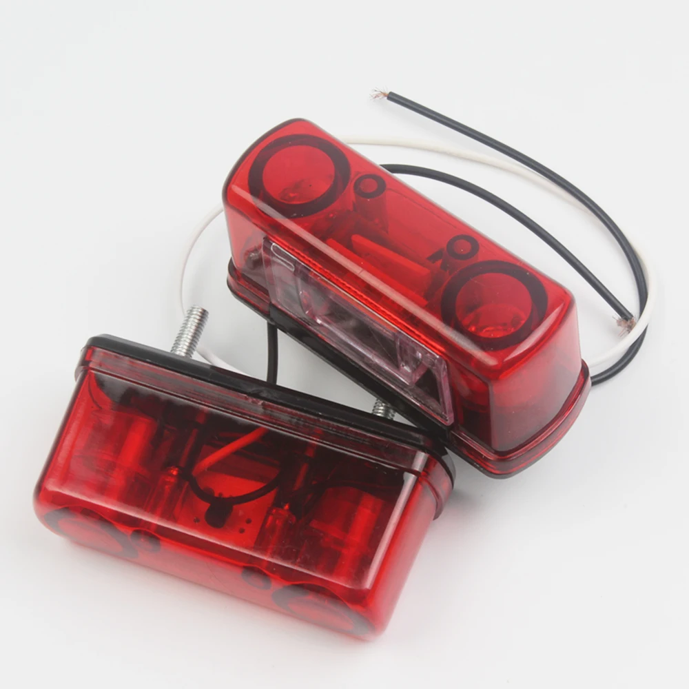 1Pair 4LED License Plate Lights Number Plate Lamp For Car Truck Bus Boat 12V DC Red White Color
1Pair 4LED License Plate Lights Number Plate Lamp For Car Truck Bus Boat 12V DC Red White Color