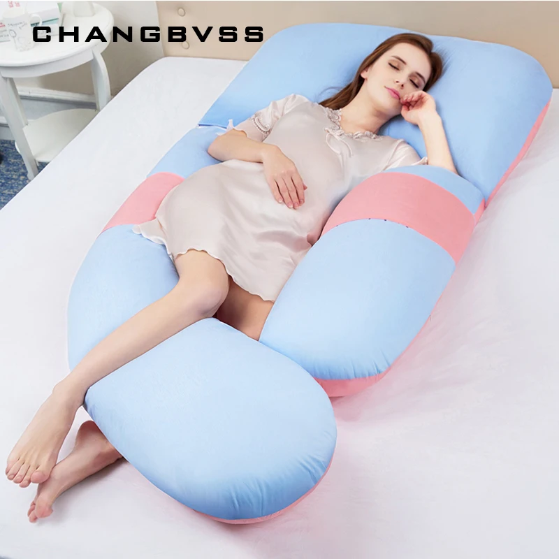 

Maternity Waist Abdomen Support Pillow for Side Sleepers Pregnant Women Large Size U Body Pillows Breastfeeding Nursing Cushions