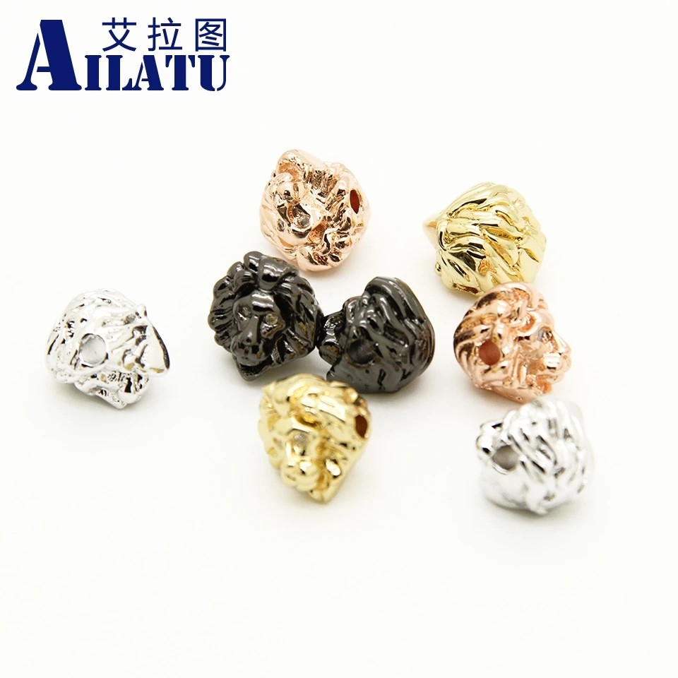 Ailatu Free Shipping 10pcs Micro Pave Cubic Zirconia Animal Head Charm Brass Beads Real Plated for DIY Jewelry
Ailatu Free Shipping 10pcs Micro Pave Cubic Zirconia Animal Head Charm Brass Beads Real Plated for DIY Jewelry