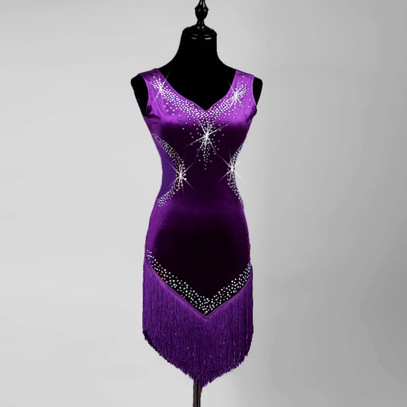 Customize purple latin dance costumes for women latino dress rumba dance dresses modern dance costumes women latin salsa dress
Customize purple latin dance costumes for women latino dress rumba dance dresses modern dance costumes women latin salsa dress