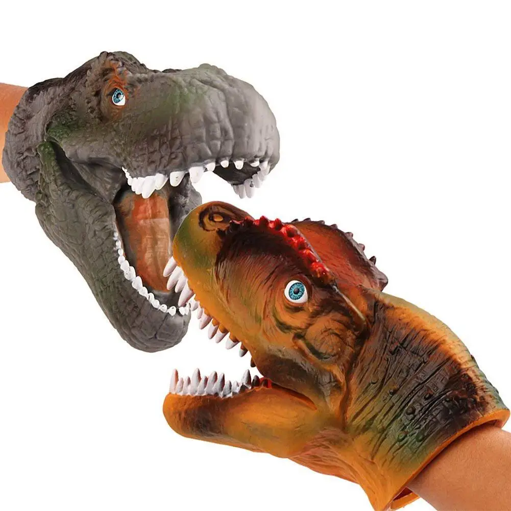 2pcs Dinosaur Hand Puppet Soft Rubber Dinosaur Toy Tyrannosaurus Spinosaurus Hand Cover Toys Story Glove Pet Toys
2pcs Dinosaur Hand Puppet Soft Rubber Dinosaur Toy Tyrannosaurus Spinosaurus Hand Cover Toys Story Glove Pet Toys
