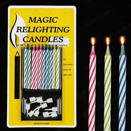 Magic Funny Relighting Joke Birthday Party Candles Cake Accessory Christmas Festive Holiday Wedding supplies cake tooper
Magic Funny Relighting Joke Birthday Party Candles Cake Accessory Christmas Festive Holiday Wedding supplies cake tooper
