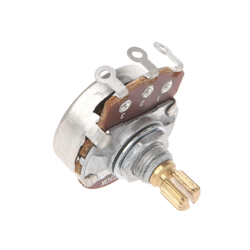 A250K Potentiometer Splined Pot Electric Guitar Bass Effect Amp Tone Volume Parts
A250K Potentiometer Splined Pot Electric Guitar Bass Effect Amp Tone Volume Parts