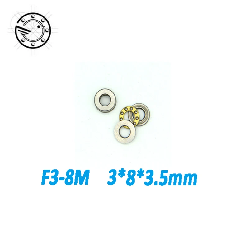 Free shipping 10 pcs F3-8M thrust ball bearing 3x8x3.5mm miniature bearing
