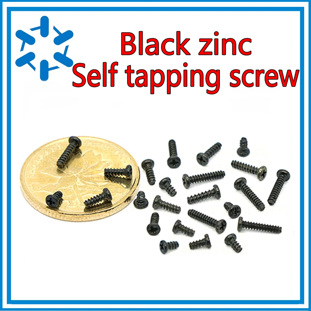1.2*6 PB Pan / round head philips self tapping screw / micro precision screw black zinc 1000pcs/lot
1.2*6 PB Pan / round head philips self tapping screw / micro precision screw black zinc 1000pcs/lot
