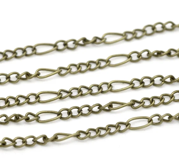 DoreenBeads Antique Bronze Chains Findings 7.5x3.5mm 4x3mm, sold per packet of 2M 2015 new 
DoreenBeads Antique Bronze Chains Findings 7.5x3.5mm 4x3mm, sold per packet of 2M 2015 new