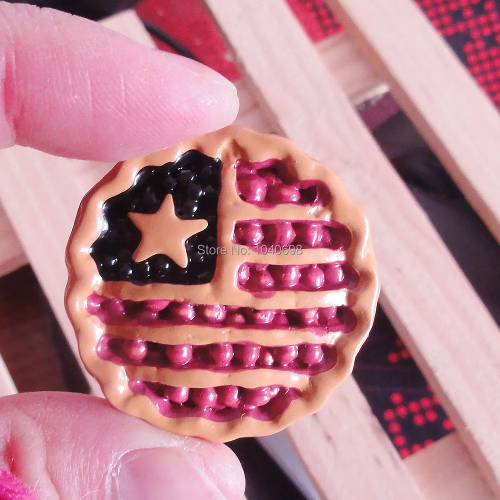 20pcs/lot flat back resin American flag pizza pies Scrapbook Embellishment DIY Phone Decoration 35mm
20pcs/lot flat back resin American flag pizza pies Scrapbook Embellishment DIY Phone Decoration 35mm