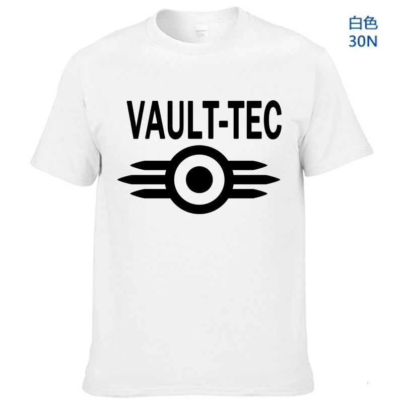 2018 vat Tec логотип игровая видеоигра Fallout 2 3 4 футболки топы мужские Классические