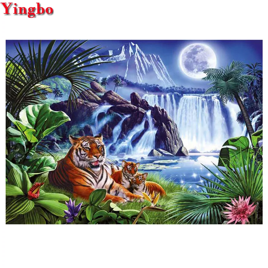 5d Diamond Painting tiger animal Diamond Embroidery Waterfall landscape full square round drills Rhinestone Mosaic sticker
5d Diamond Painting tiger animal Diamond Embroidery Waterfall landscape full square round drills Rhinestone Mosaic sticker