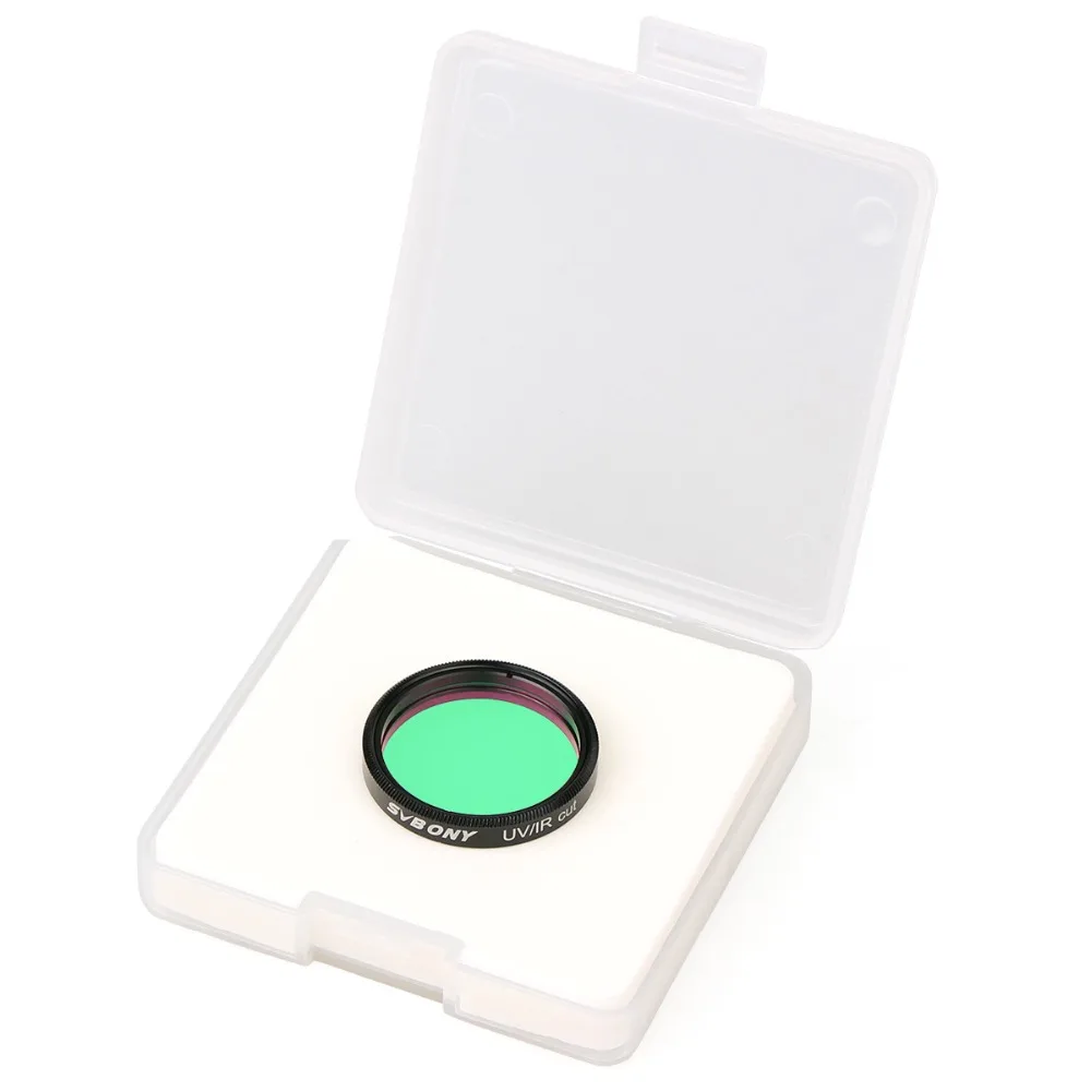 SVBONY 1.25'' Filter UV/IR Cut Block Telescope Optics Infra Red Filter CCD Camera for Astronomy Monocular Telescope 10pcs F9127
SVBONY 1.25'' Filter UV/IR Cut Block Telescope Optics Infra Red Filter CCD Camera for Astronomy Monocular Telescope 10pcs F9127