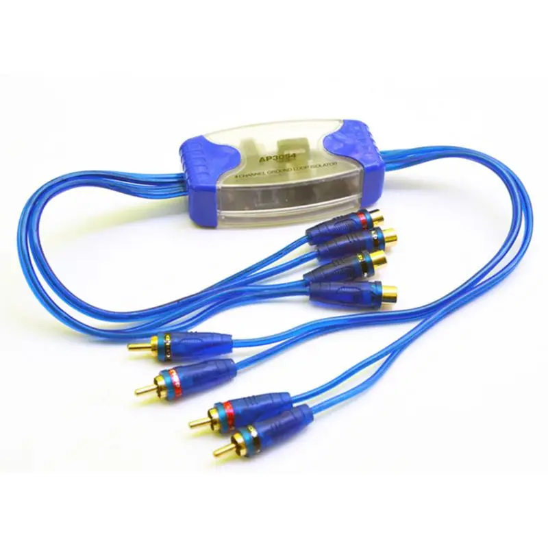 Universal Noise Sound Eliminator 4 Channel RCA Ground Loop Isolator Noise Filters For Car Audio
Universal Noise Sound Eliminator 4 Channel RCA Ground Loop Isolator Noise Filters For Car Audio