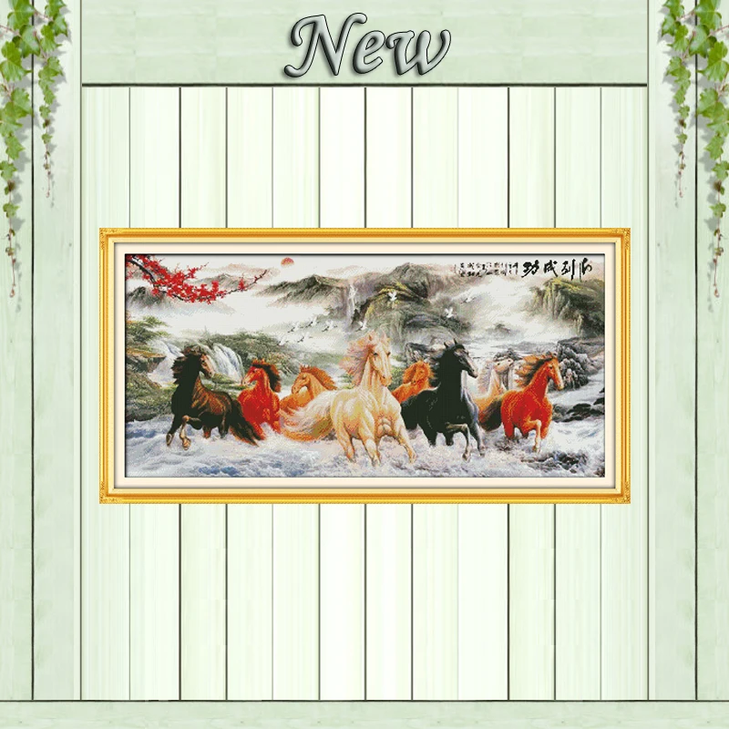 Horse scenery animal decor painting counted printed on canvas DMC 14CT 11CT Chinese Cross Stitch Needlework Sets Embroidery kits
Horse scenery animal decor painting counted printed on canvas DMC 14CT 11CT Chinese Cross Stitch Needlework Sets Embroidery kits