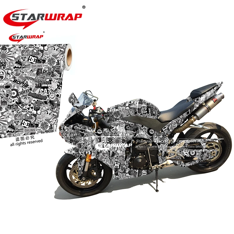 Наклейка Starwrap бомба виниловая пленка клейкая наклейка с мультипликационным