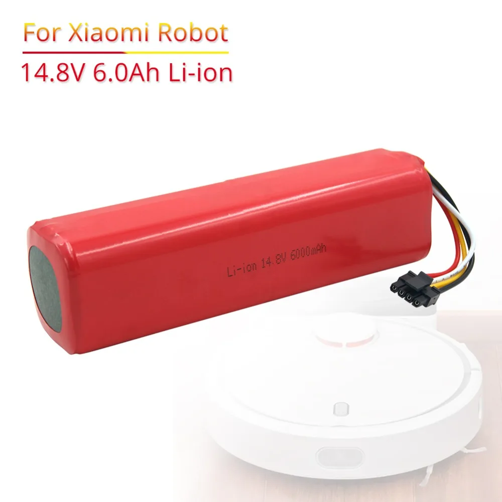 6000mAh li-ion 14.8V Rechargeable battery for xiaomi mi robot vacuum cleaner roborock S50 S51
6000mAh li-ion 14.8V Rechargeable battery for xiaomi mi robot vacuum cleaner roborock S50 S51