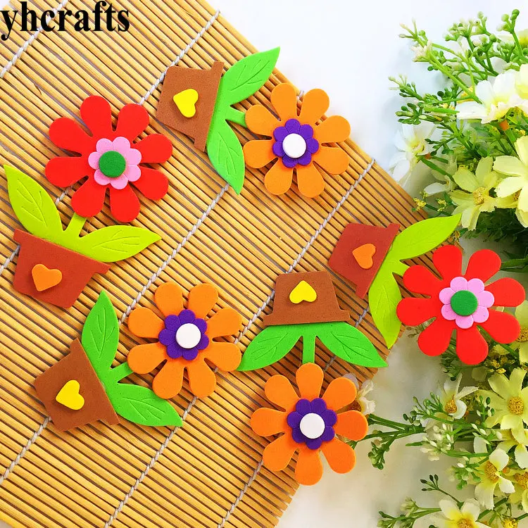 1bag/LOT.Foam Flowerpot flower without stickers Creative activity items Kindergarten ornament Early learning educational toy
1bag/LOT.Foam Flowerpot flower without stickers Creative activity items Kindergarten ornament Early learning educational toy