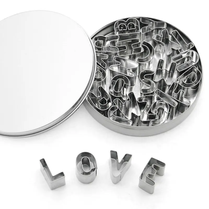 Cookie Cutters Baking 26pcs Letter Mold Kitchen Baking Cookie Biscuit Cake Mold Stainless Steel Alphabet Fondant Decoration
Cookie Cutters Baking 26pcs Letter Mold Kitchen Baking Cookie Biscuit Cake Mold Stainless Steel Alphabet Fondant Decoration
