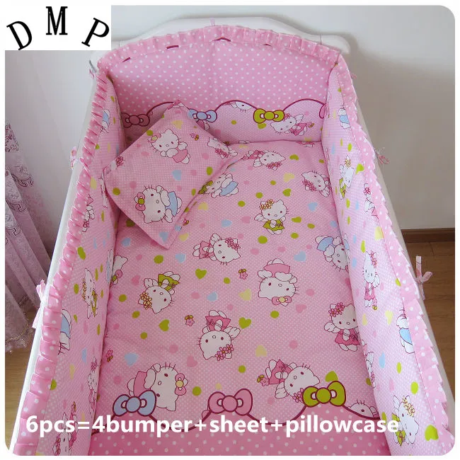 6pcs Cartoon Crib set girls baby Bedding sets protetor de berco Baby Bumper sheet (4bumpers+sheet+pillow cover)
6pcs Cartoon Crib set girls baby Bedding sets protetor de berco Baby Bumper sheet (4bumpers+sheet+pillow cover)