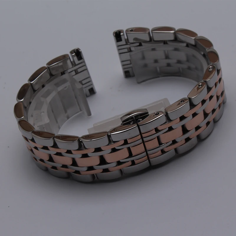 Stainless steel Watchband Wristwatch band metal Strap Solid link Ladys Silver Rose gold width 14mm 16mm 18mm 20mm 22mm bracelets
Stainless steel Watchband Wristwatch band metal Strap Solid link Ladys Silver Rose gold width 14mm 16mm 18mm 20mm 22mm bracelets