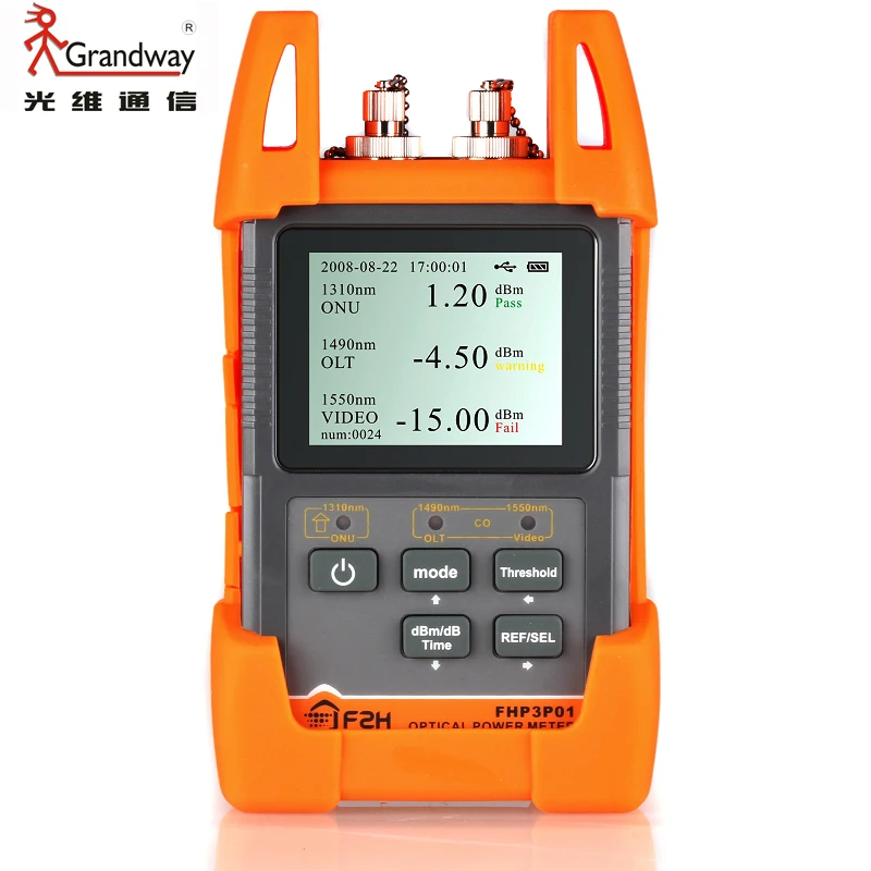 Grandway FHP3P01 EPON GPON xPON PON Power Meter OPM FTTx OLT-ONU 1310/1490/1550nm
Grandway FHP3P01 EPON GPON xPON PON Power Meter OPM FTTx OLT-ONU 1310/1490/1550nm