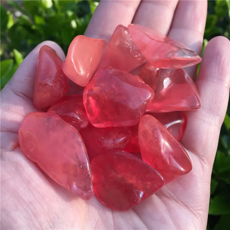 100g Beautiful Red Melting Quartz Crystal Tumbled Stones Crystal Raw Gemstone Polished Stone Home Decoration As Gift
100g Beautiful Red Melting Quartz Crystal Tumbled Stones Crystal Raw Gemstone Polished Stone Home Decoration As Gift