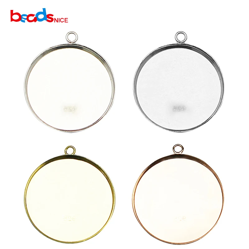 Beadsnice 925 sterling silver round pendant blank with bezel cup inlay gemstone handmake wedding gift for her ID27609
Beadsnice 925 sterling silver round pendant blank with bezel cup inlay gemstone handmake wedding gift for her ID27609