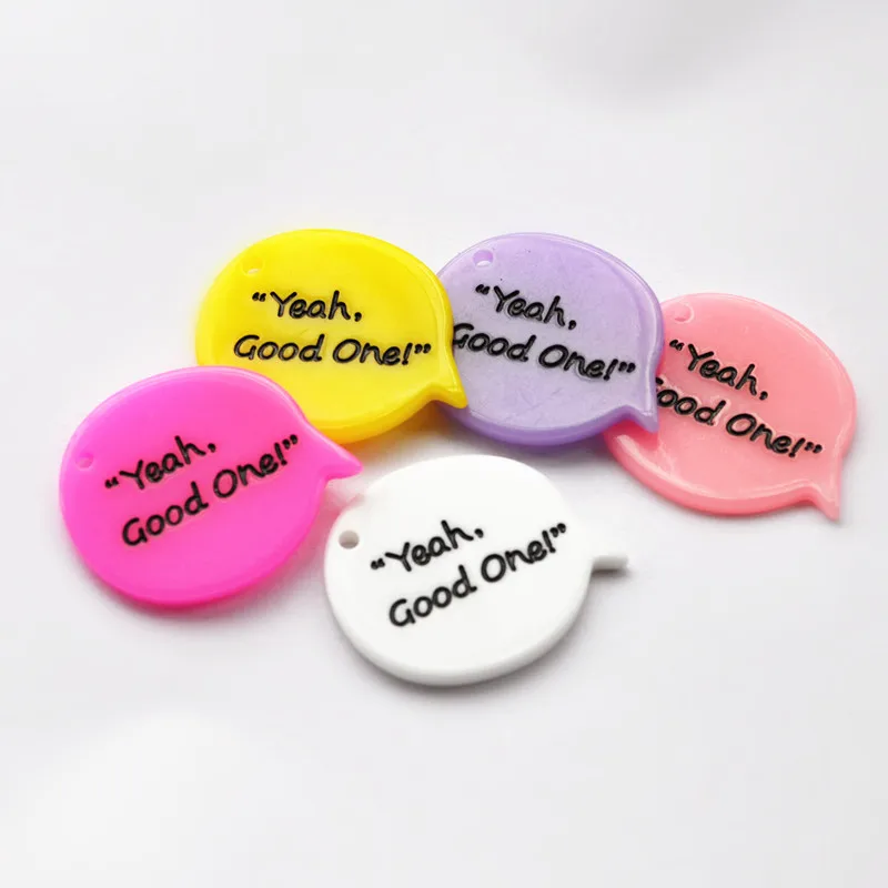 10pcs 39*32mm resin charms necklace pendant yeah good one for DIY keychain decoration
10pcs 39*32mm resin charms necklace pendant yeah good one for DIY keychain decoration