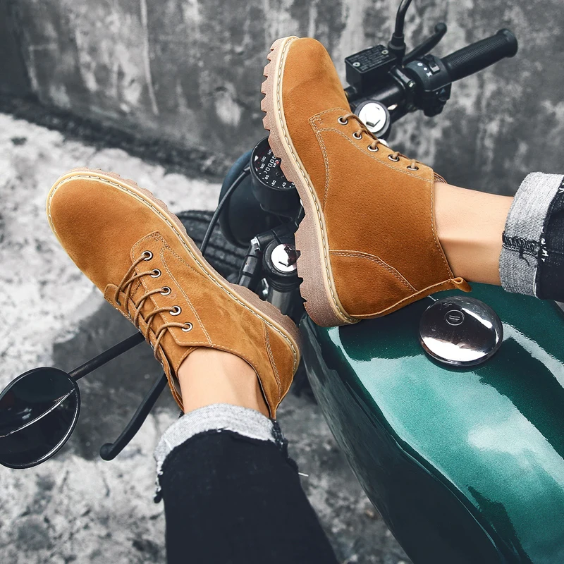 Misalwa Big Size 38-48 Suede Leather Men Boots Ankle Short Lace-up Casual Boots Autumn Anti-skid Snow Boots Men Dropshipping
Misalwa Big Size 38-48 Suede Leather Men Boots Ankle Short Lace-up Casual Boots Autumn Anti-skid Snow Boots Men Dropshipping