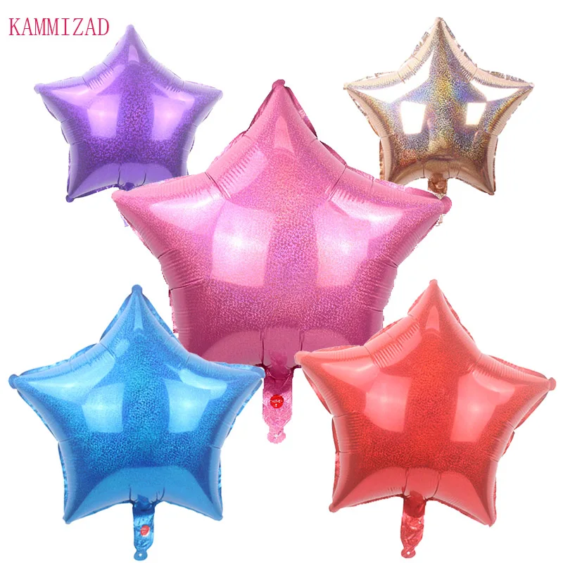 Wholesale 50pcs/lot 18inch laser star Foil balloons Birthday Festival wedding Party Decoration Supplies air-filled globos
Wholesale 50pcs/lot 18inch laser star Foil balloons Birthday Festival wedding Party Decoration Supplies air-filled globos