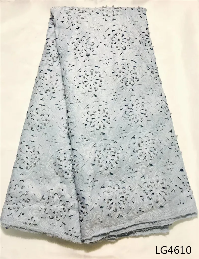 BEAUTIFICAL Cotton african guipure lace Fashion Laser Cutting Jacquard cord lace fabric with beads water soluble lace 5yard LG46
BEAUTIFICAL Cotton african guipure lace Fashion Laser Cutting Jacquard cord lace fabric with beads water soluble lace 5yard LG46