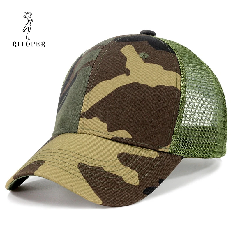 RITOPER Camouflage Breathable Baseball Caps Jungle Leaf Pattern Caps Mesh Breathable Women' Caps Men's Adjustable Outdoor Shade
RITOPER Camouflage Breathable Baseball Caps Jungle Leaf Pattern Caps Mesh Breathable Women' Caps Men's Adjustable Outdoor Shade