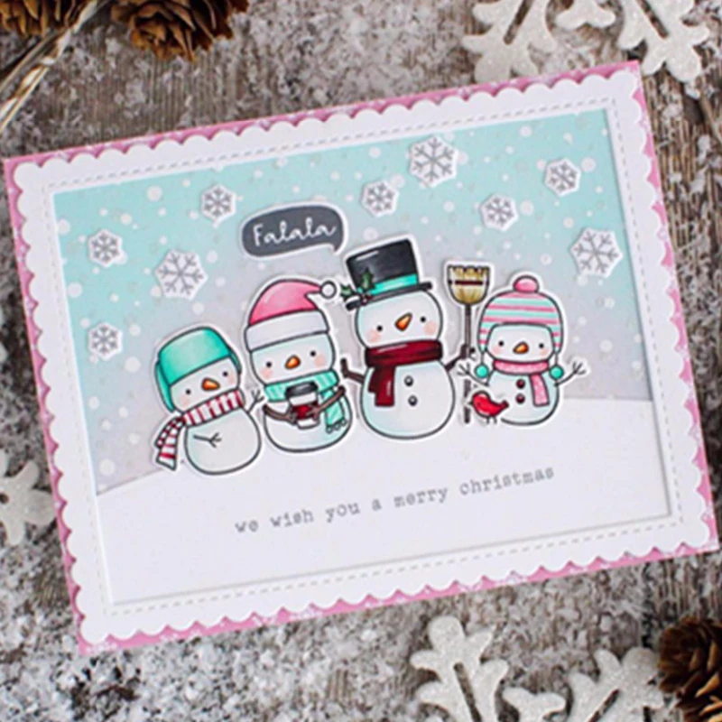 AZSG Merry Christmas Cute Bear Deer Snowman Cutting Dies Clear Stamps For DIY Scrapbooking/Album Decorative Silicon Stamp Craft
AZSG Merry Christmas Cute Bear Deer Snowman Cutting Dies Clear Stamps For DIY Scrapbooking/Album Decorative Silicon Stamp Craft