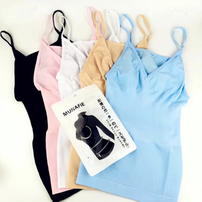 

Hot Shapers Top Women Bra Breast Care Postpartum Stomach Wide Body Shaping Underwear Seamless Waist Slimming Vest Straps Color 5