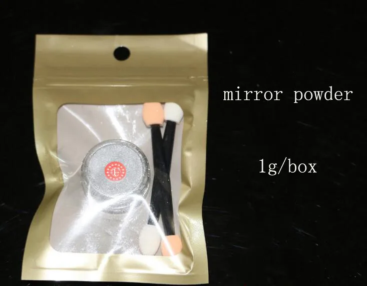 Mirror Powder 2 Boxes/Set 1g/box NEW! GOLD SILVER Mirror Chrome Powder Pigment for Nail Art Design - 2017 Nail Hot Sale !
Mirror Powder 2 Boxes/Set 1g/box NEW! GOLD SILVER Mirror Chrome Powder Pigment for Nail Art Design - 2017 Nail Hot Sale !