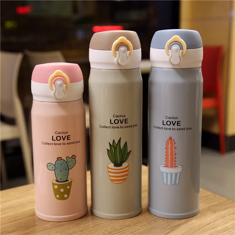2018 New Cartoon Thermos Bottle Stainless Steel Vacuum Flasks Thermal Bottle Double Wall Insulated Thermo Students Mug 350/500ml
2018 New Cartoon Thermos Bottle Stainless Steel Vacuum Flasks Thermal Bottle Double Wall Insulated Thermo Students Mug 350/500ml