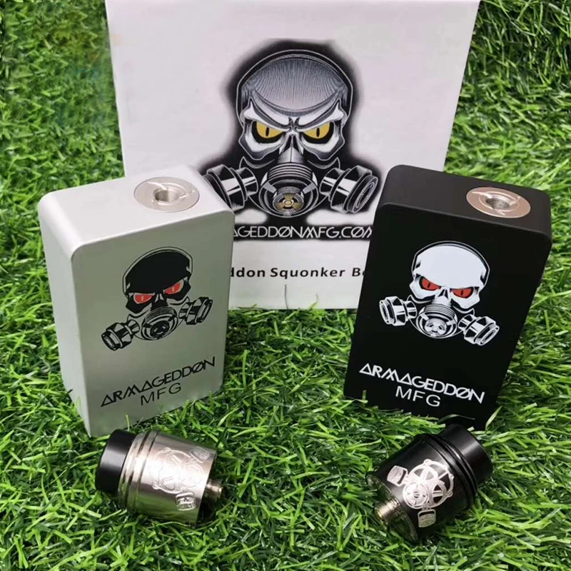 Armageddon Squonker BF Mod Box Kit 18650 battery 6ml capacity kit with 510 Thread Appcalypse RDA Appcalypse bottom oil box set
Armageddon Squonker BF Mod Box Kit 18650 battery 6ml capacity kit with 510 Thread Appcalypse RDA Appcalypse bottom oil box set
