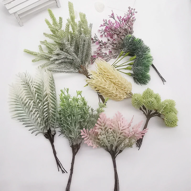 Sale 6PCS/Lot Fake Grass Artificial Flowers Artificial Plants Scrapbooking Christmas Wedding DIY Home Decoration
Sale 6PCS/Lot Fake Grass Artificial Flowers Artificial Plants Scrapbooking Christmas Wedding DIY Home Decoration