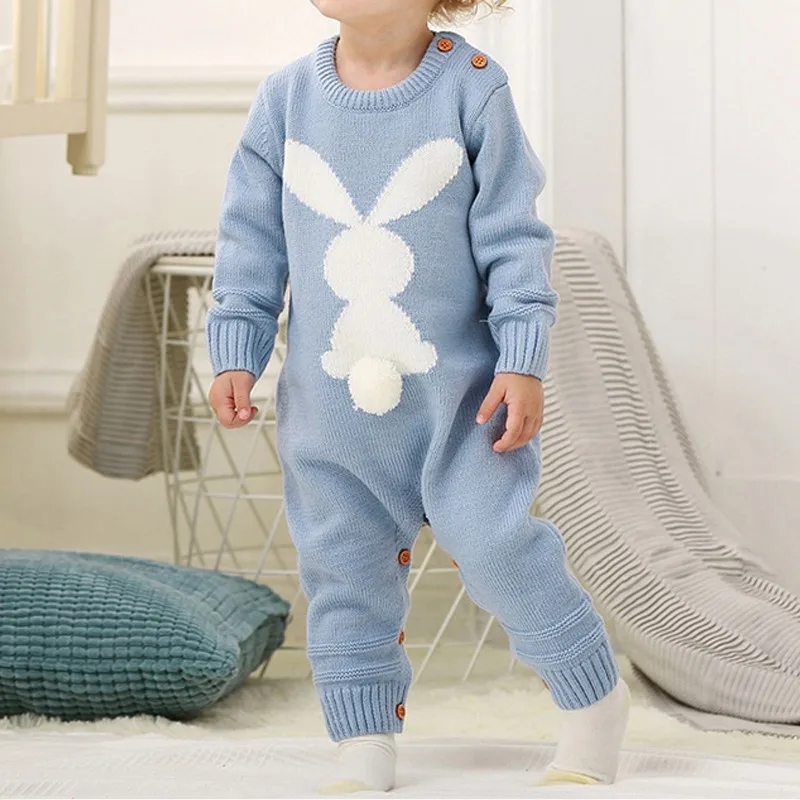 Baywell Cute Knitted Rabbit tail Patchwork Romper Newborn Baby Boy Girl Weave Long Sleeve Rompers Jumpsuit Outfits Clothes
Baywell Cute Knitted Rabbit tail Patchwork Romper Newborn Baby Boy Girl Weave Long Sleeve Rompers Jumpsuit Outfits Clothes