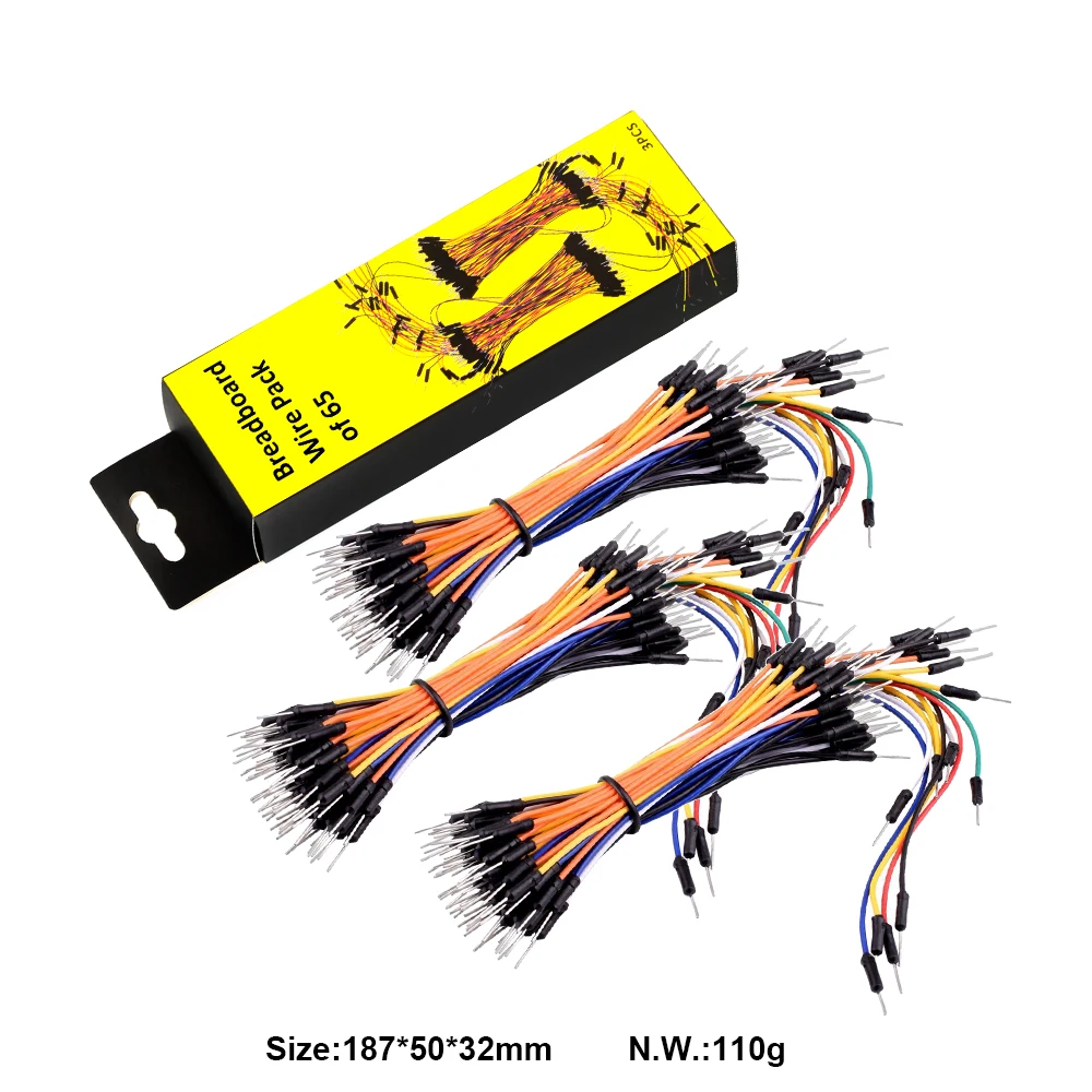 Free shipping! 3PCS Hi-Q 65 Male to Male Jumper Wires Jumper Cable With keyestudio Packing For Arduino DIY Breadboard
Free shipping! 3PCS Hi-Q 65 Male to Male Jumper Wires Jumper Cable With keyestudio Packing For Arduino DIY Breadboard