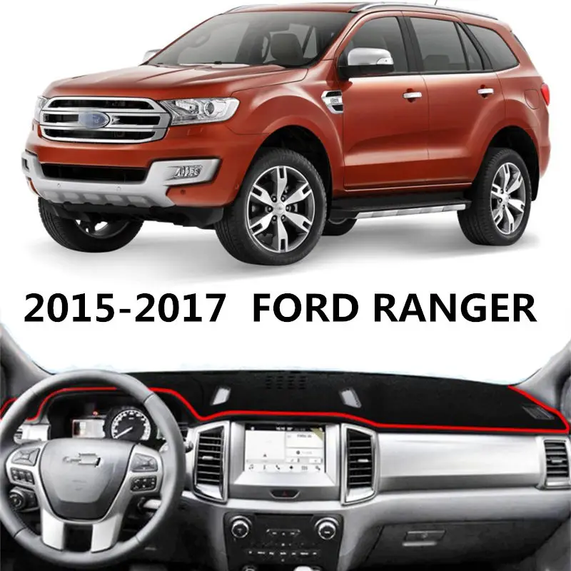 Защитный чехол TAIJS для приборной панели автомобиля нового дизайна Ford Ranger 2015 2017