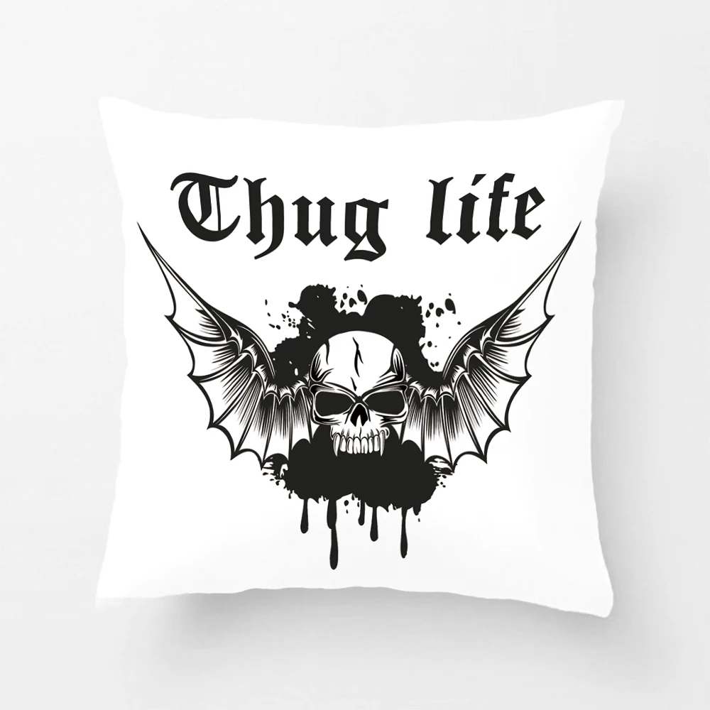 Thug Life Printing Throw Pillowcase Decorative Cushion Cover Skull With Wing Pillowcase Perfect Gift By Lvsure For Car Sofa Seat
Thug Life Printing Throw Pillowcase Decorative Cushion Cover Skull With Wing Pillowcase Perfect Gift By Lvsure For Car Sofa Seat