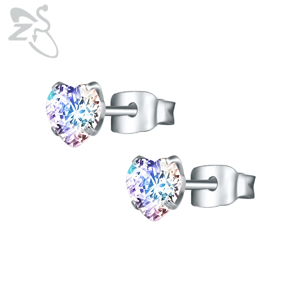 Heart Women Earring Fashion Jewelry Cute Crystal Earrings Push Metal Surgical Steel Ear Stud Childern Earring Boucle D'oreille
Heart Women Earring Fashion Jewelry Cute Crystal Earrings Push Metal Surgical Steel Ear Stud Childern Earring Boucle D'oreille