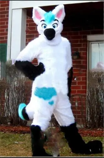 NEW Unisex Parade Long Fur White Husky Mascot Costume Fox Dog Suit Professional
NEW Unisex Parade Long Fur White Husky Mascot Costume Fox Dog Suit Professional