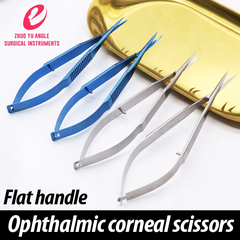 Ophthalmic microscopic corneal scissors: stainless steel/titanium alloy fine scissors for eyelid surgery
Ophthalmic microscopic corneal scissors: stainless steel/titanium alloy fine scissors for eyelid surgery